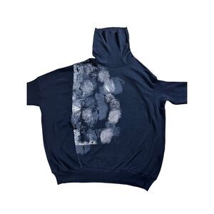 Charming Point Black 3/4 Sleeve Pullover Sweater Size L Turtleneck Wool Blend